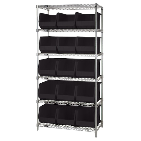 Giant Open Hopper Wire Shelving Systems